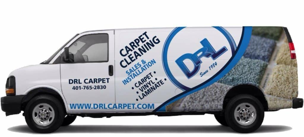 DRL Carpet & Flooring service van